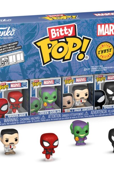 Funko: Spider-Man Bitty POP! Vinyl Figuren 4er-Pack Series 1 2 cm