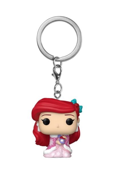 Funko: Disney Princess POP! Vinyl Schlüsselanhänger 4 cm Holiday Ariel Display (12)
