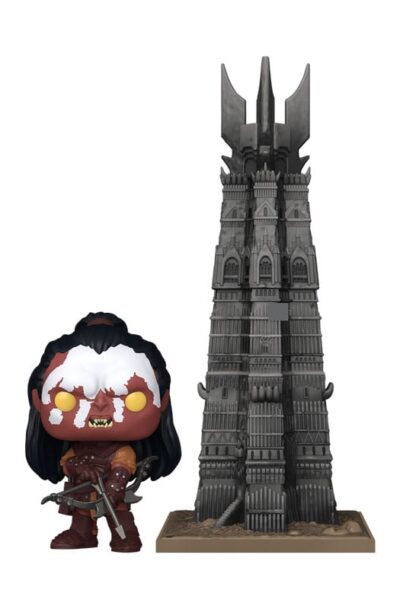 Funko: Der Herr der Ringe POP! Town Vinyl Figur Lurtz w/Tower 9 cm