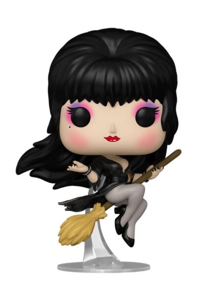 Funko: Elvira POP! Icons Vinyl Figur Elvira Broom 9 cm
