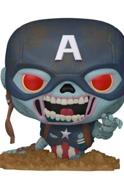 Funko: Marvel Zombies POP! Vinyl Figur Captain America 9 cm