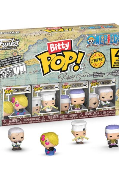 Funko: One Piece Bitty POP! Vinyl Figuren 4er-Pack Sanji 2,5 cm
