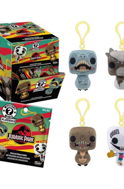 Funko: Jurassic Park Plüsch Schlüsselanhänger 5 cm Jurassic Park