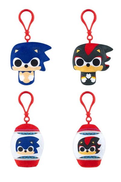 Funko: Sonic The Hedgehog Plüsch Schlüsselanhänger 5 cm PDQ Blind Sortiment (12)