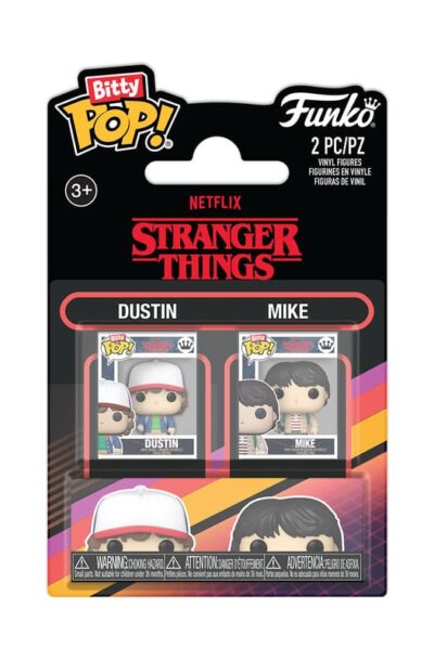 Funko: Stranger Things Bitty POP! Vinyl Figuren 2er-Pack Dustin & Mike 2,5 cm