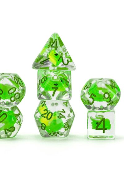 FanRoll: Dragon Storm Inclusion Würfel Set Green Dragon (7)