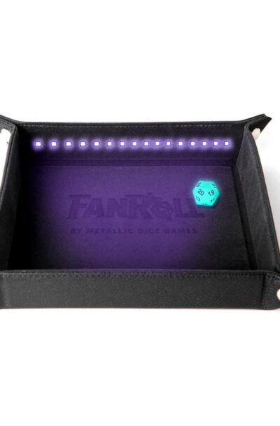 FanRoll: FanRoll Shadowlight Faltbarer Blacklight Würfelteller Black