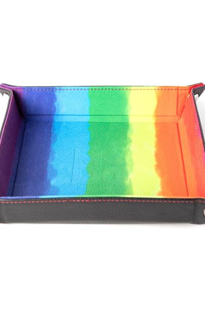 FanRoll: FanRoll Faltbarer Würfelteller Velvet Watercolor Rainbow