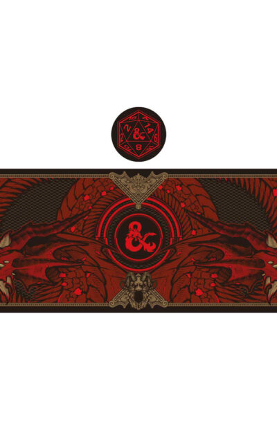 FaNaTtik: Dungeons & Dragons Schreibtischunterlage & Untersetzer Set Graphic