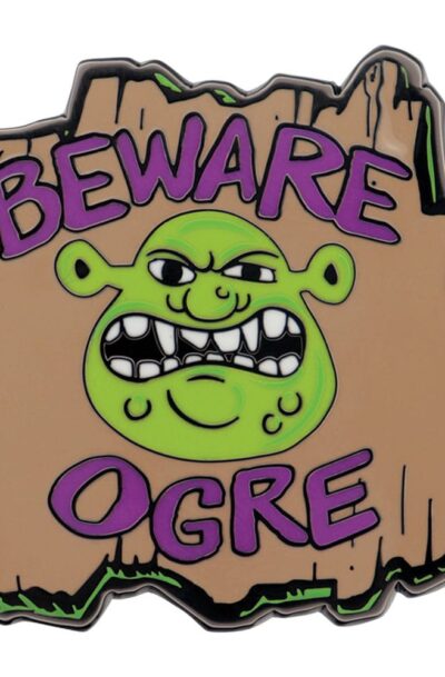 FaNaTtik: Shrek Ansteck-Pin Beware Ogre Limited Edition