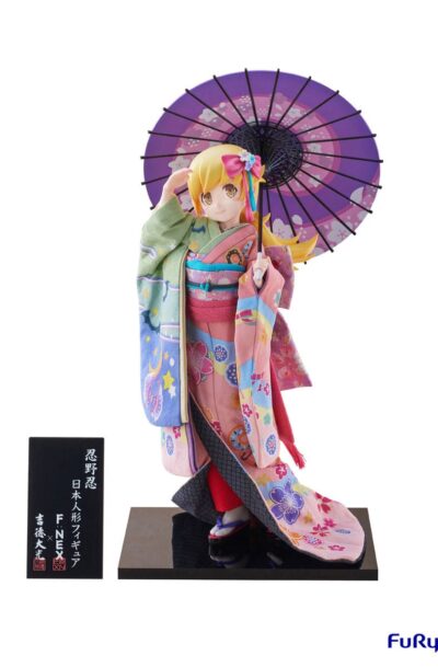Furyu: Monogatari PVC Statue 1/4 Shinobu Oshino Japanese Doll 42 cm