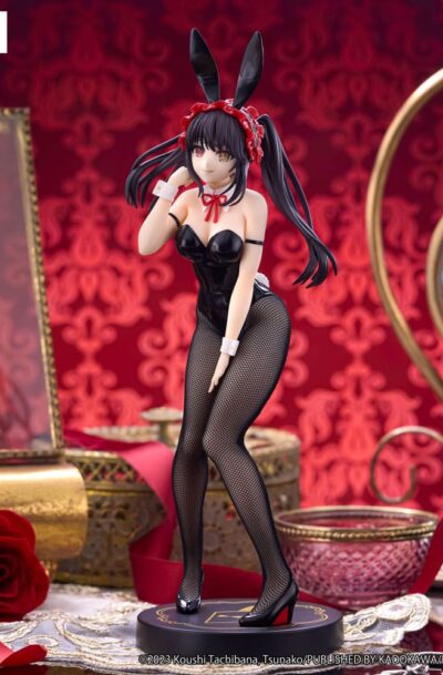 Furyu: Date A Live V BiCute Bunnies PVC Statue Kurumi Tokisaki Black Color Ver. 29 cm