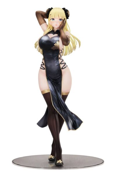 Fots Japan: Original Character Statue 1/7 China Girl Black Ver. Illustrated by Oekakizuki 20 cm