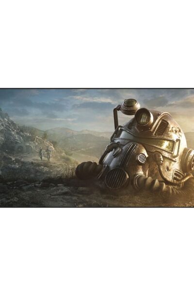 DEVplus: Fallout Oversize Mousepad Keyart Helmet