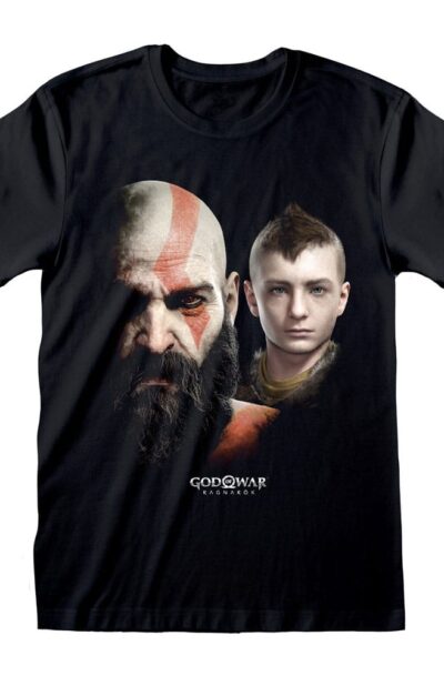 Heroes Inc: God Of War Ragnarok T-Shirt Close Up  Grösse XL