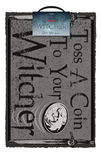 Pyramid International: The Witcher Fussmatte Toss a Coin 40 x 60 cm