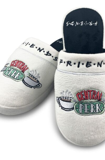 Groovy: Friends Hausschuhe Logo Central Perk White EU 5 – 7