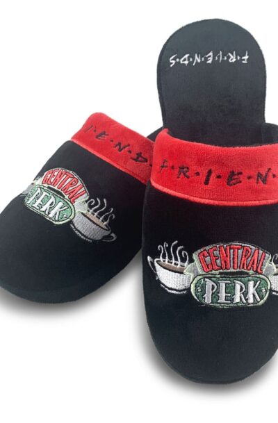 Groovy: Friends Hausschuhe Logo Central Perk White EU 5 – 7