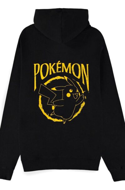 Difuzed: Pokémon Kapuzenpullover mit Reissverschluss Pikachu Thunderstrike   Grösse XL