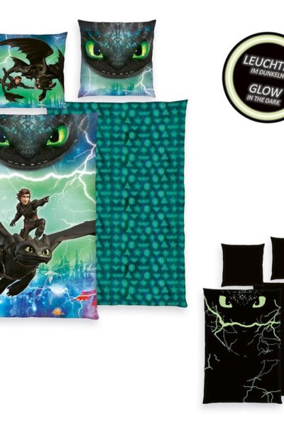 Herding: Drachenzähmen leicht gemacht Bettwäsche 135 x 200 cm