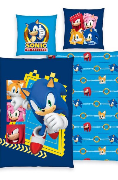 Herding: Sonic – The Hedgehog Bettwäsche 135 x 200 cm