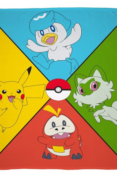Herding: Pokemon Decke 4 Colours 130 x 170 cm