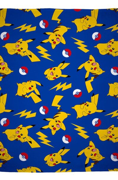 Herding: Pokemon Decke Pikachu Allover Print  130 x 170 cm