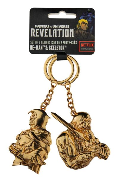 Masters of the Universe - Revelation: Metall Schlüsselanhänger 2er-Pack He Man & Skeletor