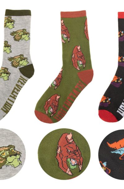 Masters of the Universe - Revelation: Cringer & Battle Cat & Orko Socks 3er Socken Set