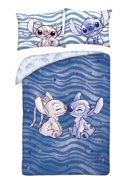 Halantex: Lilo & Stitch Bettwäsche Stitch & Angel Waves 140 x 200 cm / 70 x 90 cm