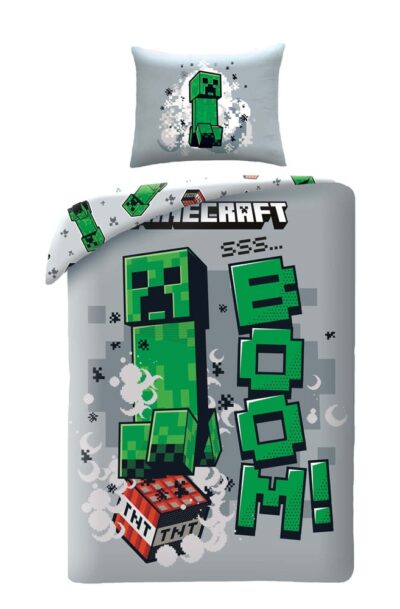 Halantex: Minecraft Bettwäsche Ver. 2 140 x 200 cm / 70 x 90 cm