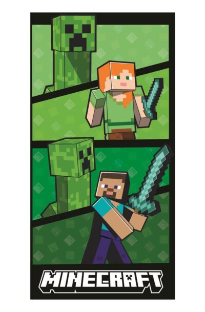 Halantex: Minecraft Handtuch Ver. 2 140 x 70 cm