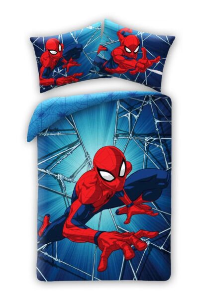 Halantex: Spider-Man Bettwäsche Spider-Man crawling 140 x 200 cm / 70 x 90 cm