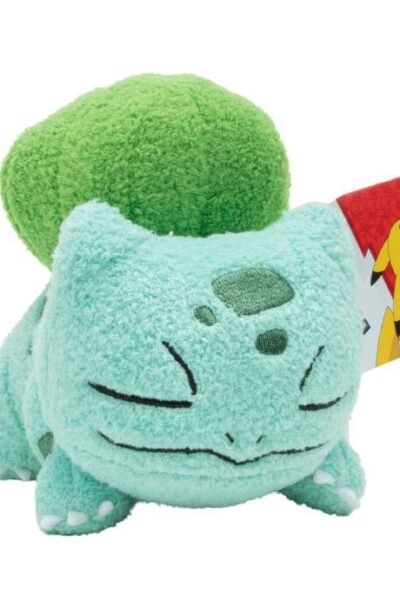 Jazwares: Pokémon Schlafende Plüschfigur Bisasam 12 cm
