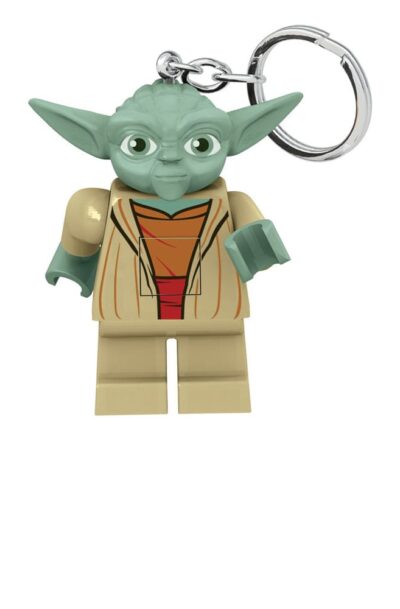 Joy Toy (IT): LEGO Star Wars Schlüsselanhänger mit Leuchtfunktion Yoda 8 cm