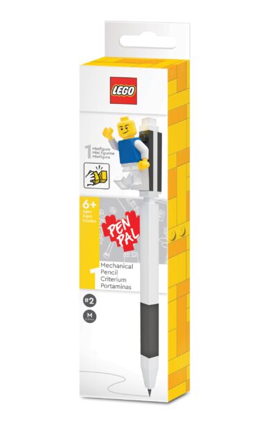 Joy Toy (IT): LEGO Bleistift mit Legofigur Schwarz
