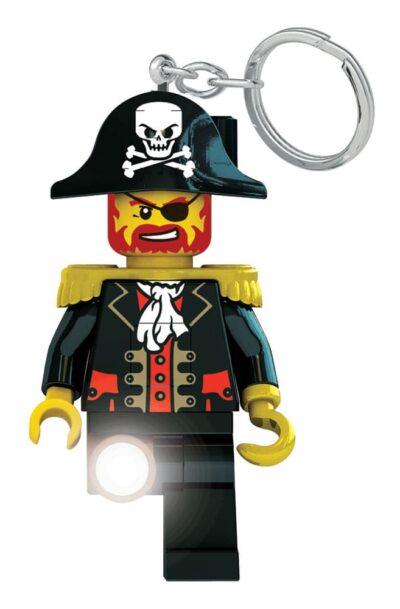 Joy Toy (IT): LEGO Iconic Schlüsselanhänger mit Leuchtfunktion Captain Brickbeard 8 cm