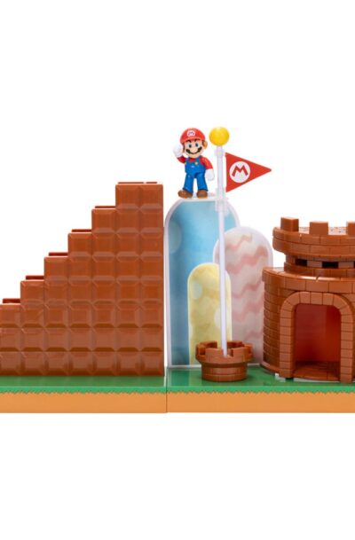 Jakks Pacific: World of Nintendo Super Mario Minifiguren Spielset End Level