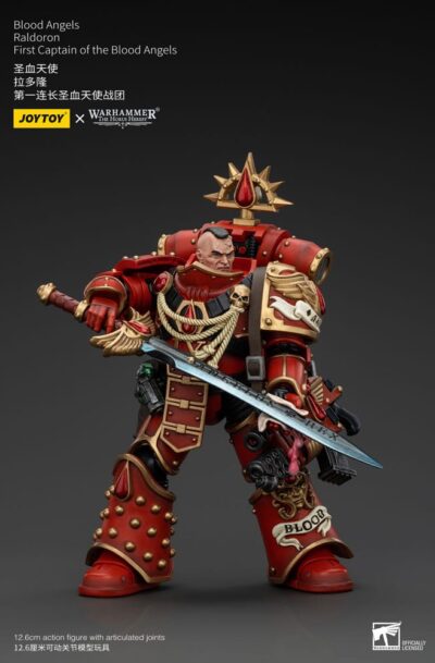 Joy Toy (CN): Warhammer The Horus Heresy Actionfigur 1/18 Blood Angels Raldoron First Captain of the Blood Angels 13 cm
