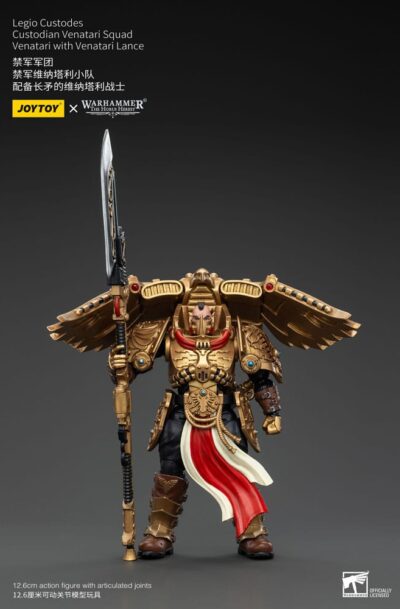 Joy Toy (CN): Warhammer The Horus Heresy Actionfigur 1/18 Legio Custodes Custodian Venatari Squad Venatari with Venatari Lance 13 cm