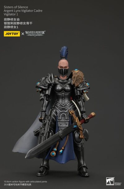 Joy Toy (CN): Warhammer The Horus Heresy Actionfigur Sisters of Silence Argent Lynx Vigilator Cadre Vigilator 1 19 cm