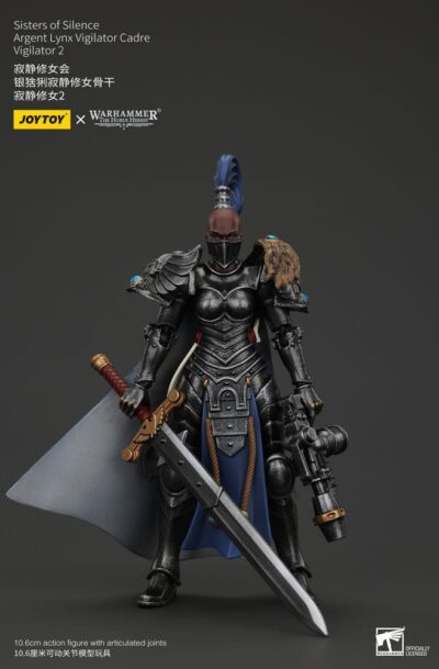 Joy Toy (CN): Warhammer The Horus Heresy Actionfigur Sisters of Silence Argent Lynx Vigilator Cadre Vigilator 2 19 cm