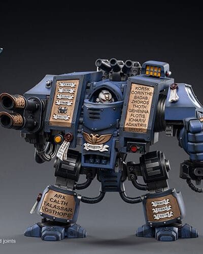 Joy Toy (CN): Warhammer 40k Actionfigur 1/18 Space Marines Ultramarines Venerable Dreadnought 19 cm