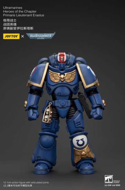 Joy Toy (CN): Warhammer 40k Actionfigur 1/18 Ultramarines Heroes of the Chapter Primaris Lieutenant Erastus 20 cm