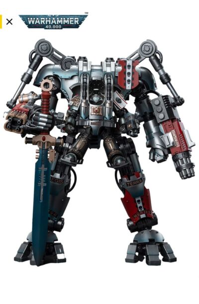 Joy Toy (CN): Warhammer 40k Actionfigur 1/18 Grey Knights Nemesis Dreadknight (Including Grey Knights Terminator Caddon Vibova) 12 cm