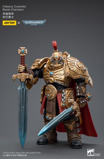 Joy Toy (CN): Warhammer 40k Actionfigur 1/18 Adeptus Custodes Blade Champion 12 cm