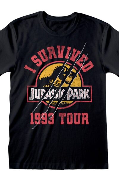 Heroes Inc: Jurassic Park T-Shirt I Survived 1993 Grösse M