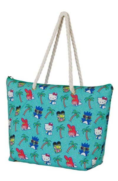 Karactermania: Sanrio Soleil Strand-Tasche Hello Kitty Palms Turquoise