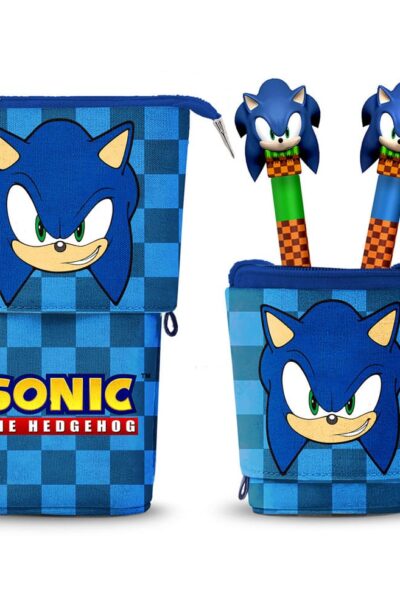 Karactermania: Sonic – The Hedgehog Pop Up Federmäppchen mit 2 löschbaren Gelstiften