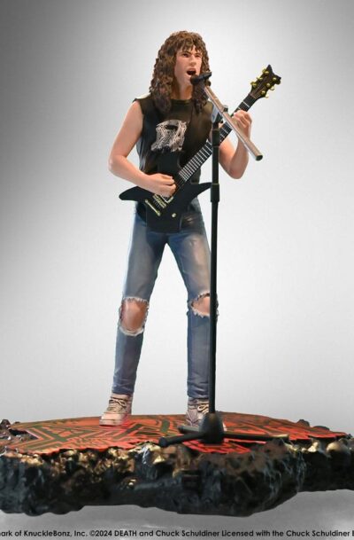 Knucklebonz: Death Rock Iconz Statue Chuck Schuldiner II 22 cm